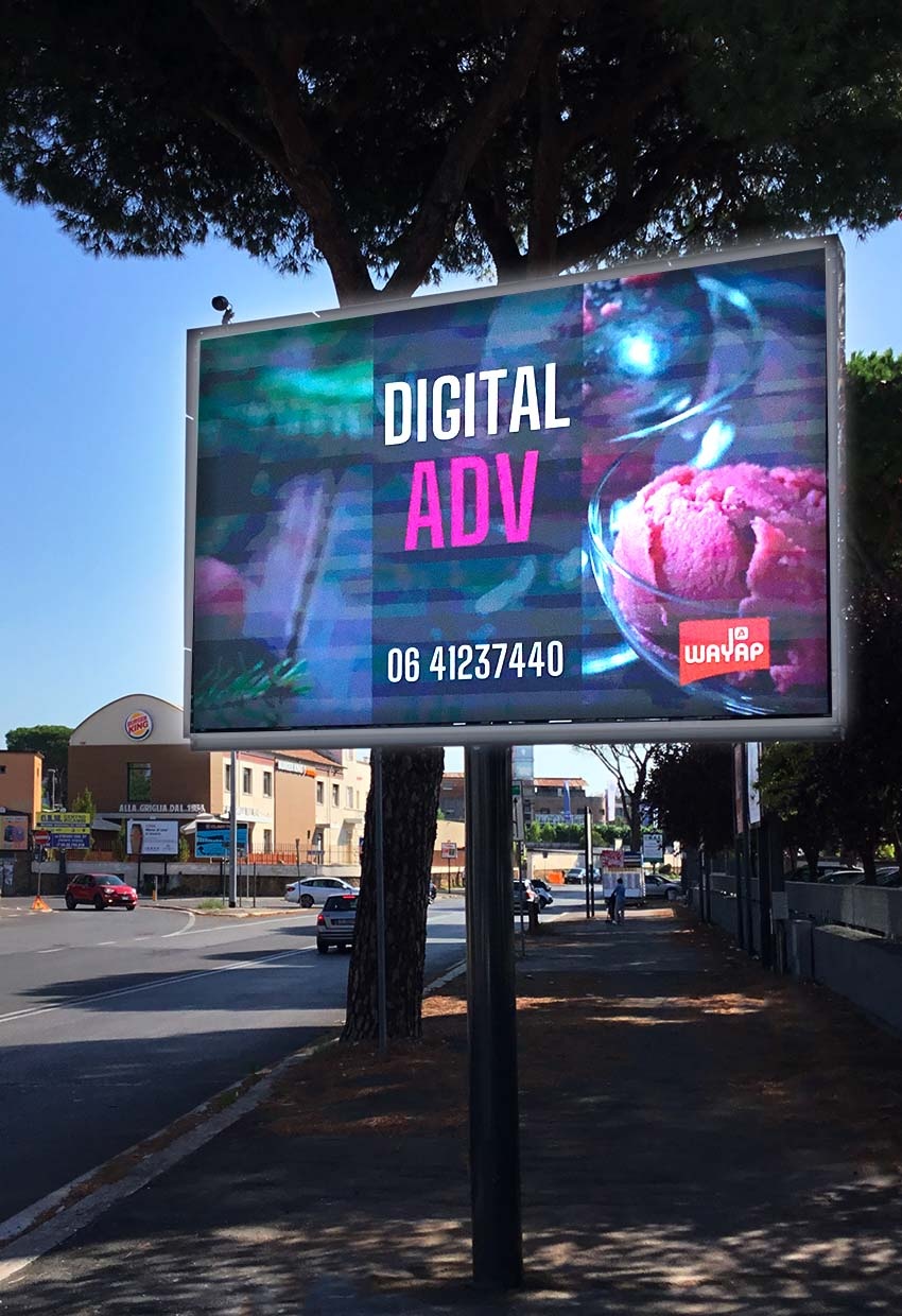 Affissioni Roma e pubblicità digitale su strada