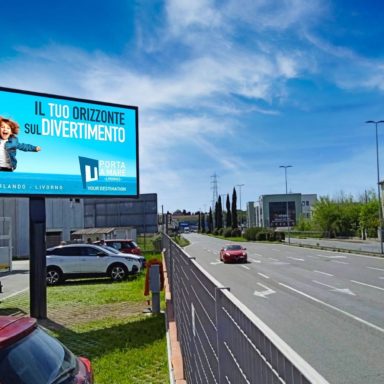 Impianto pubblicitario schermo Led 6x3 digitale pubblicità su strada a Livorno