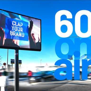 OOH Advertising 60 anni l'impianto di pubblicità digitale nei pressi della Stazione Tiburtina di Roma